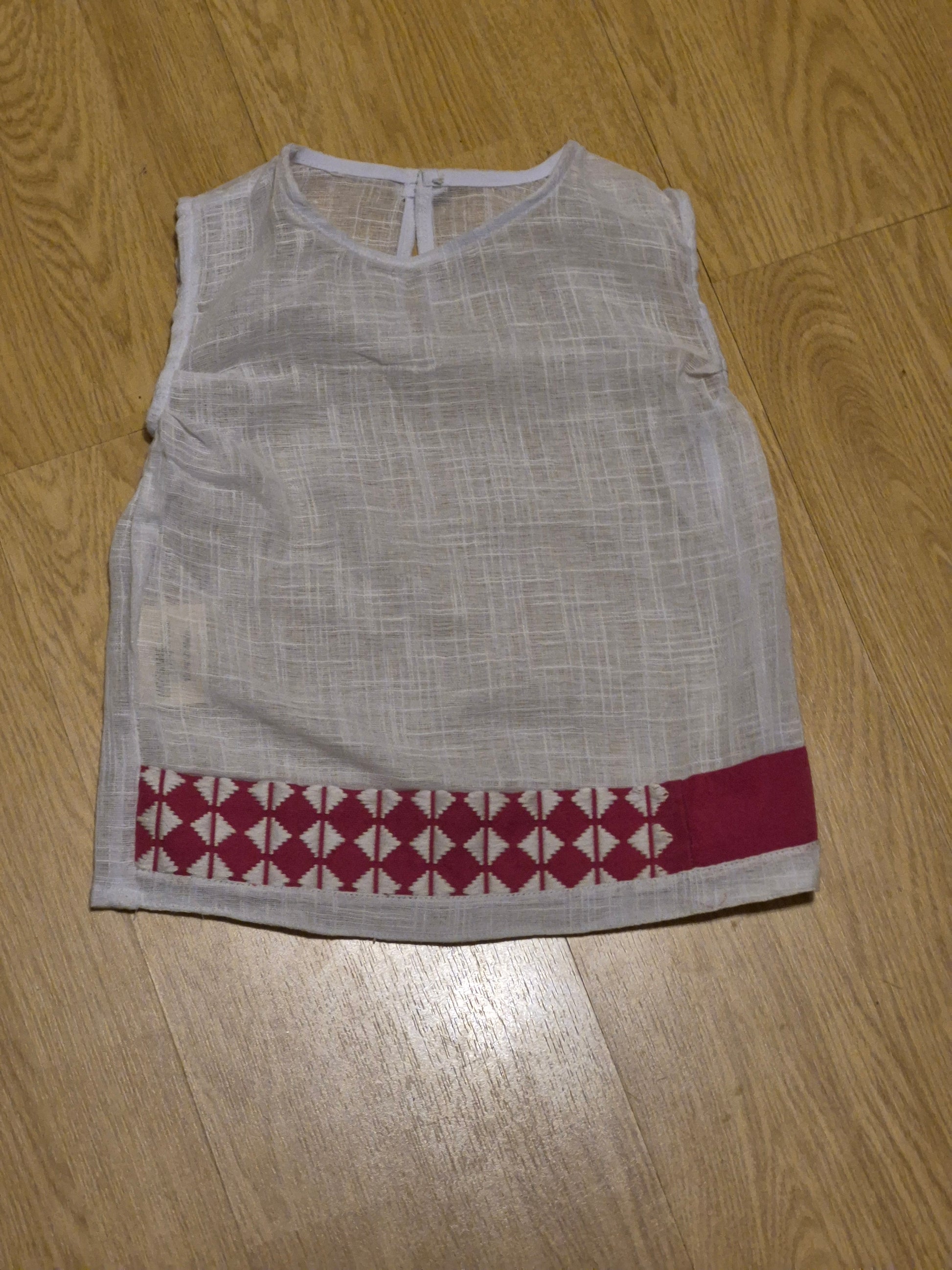 Haut bicolore "Rose" ou "Vert"