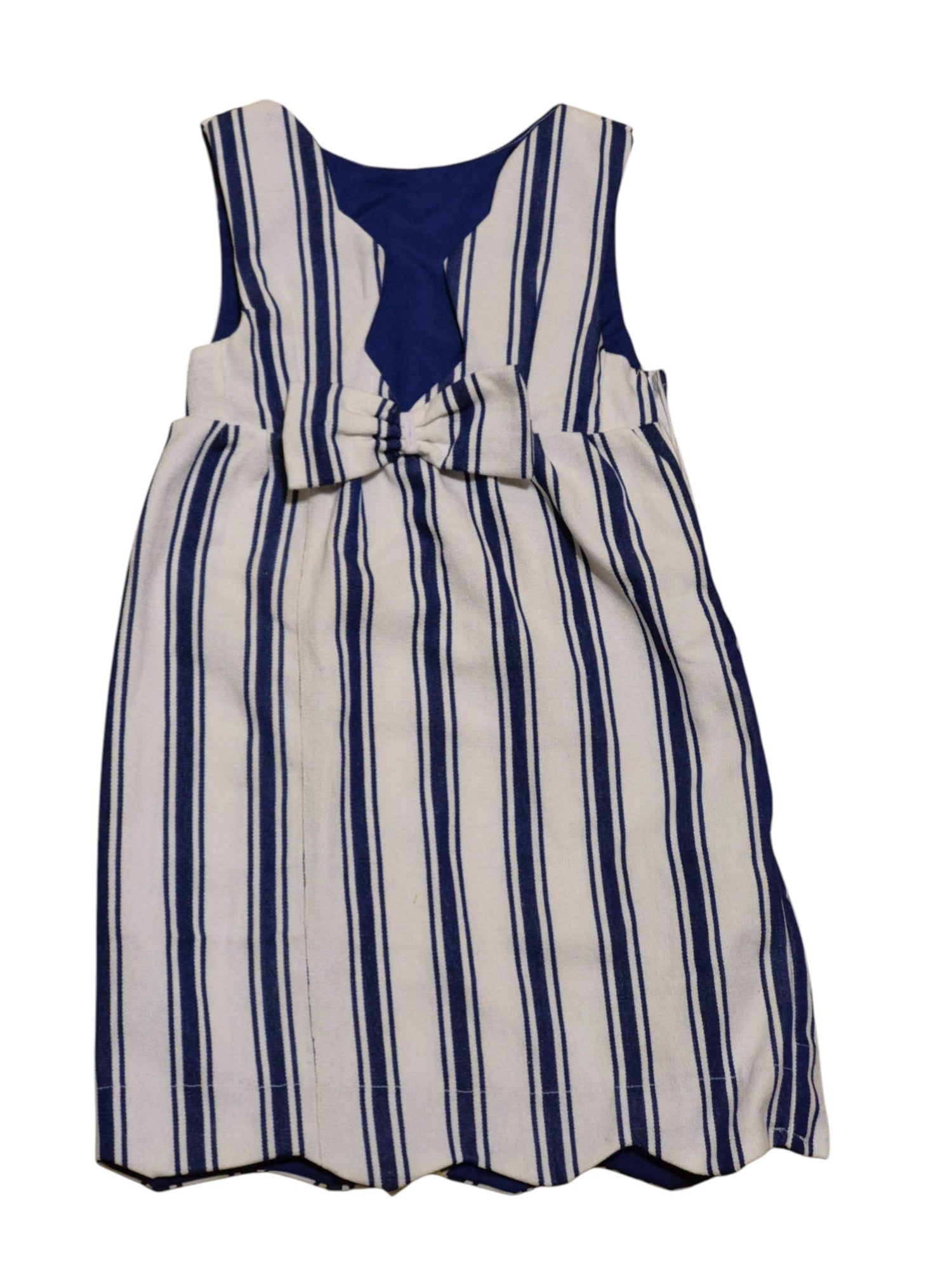 Robe décolletée bicolore