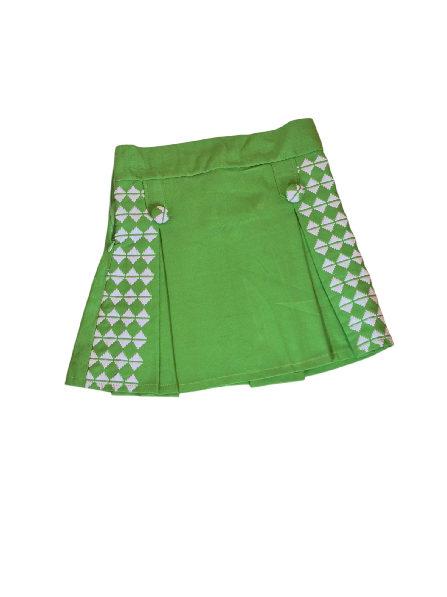 Jupe Mossane "Vert-blanc"