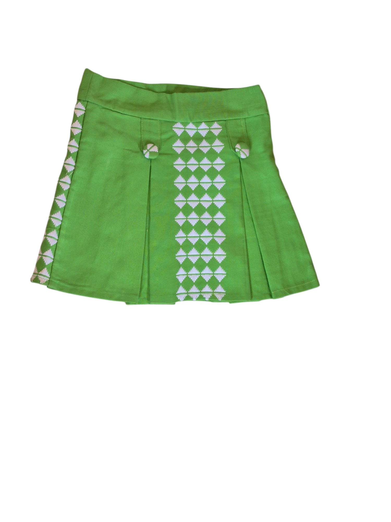 Jupe Mossane "Vert-blanc"