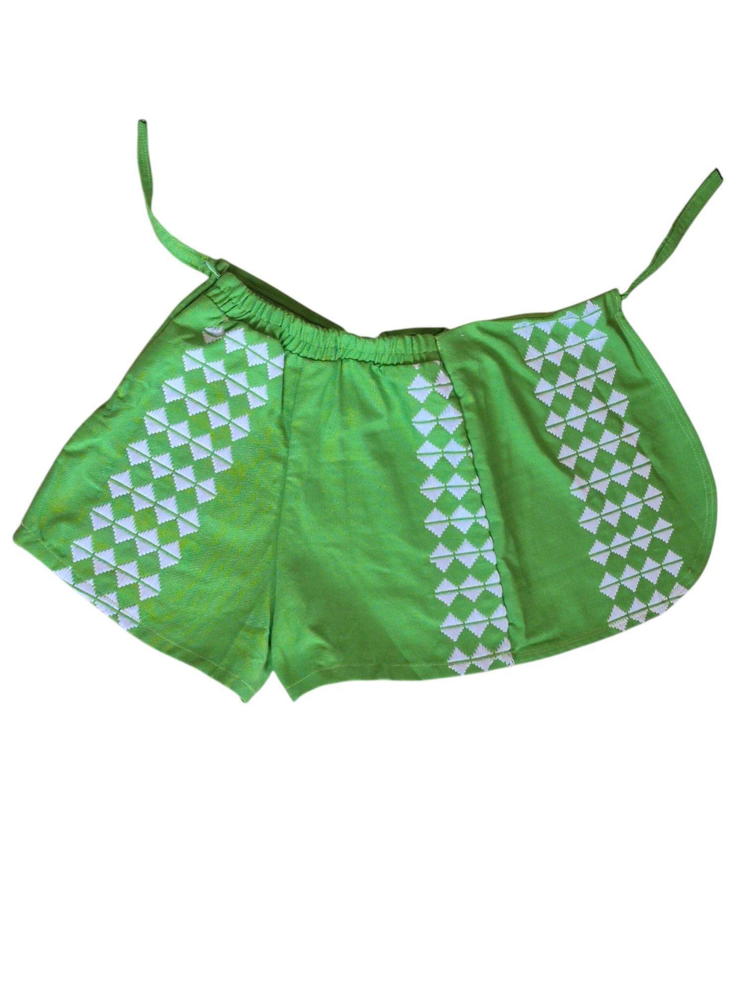 Short Mossane "Vert-blanc"