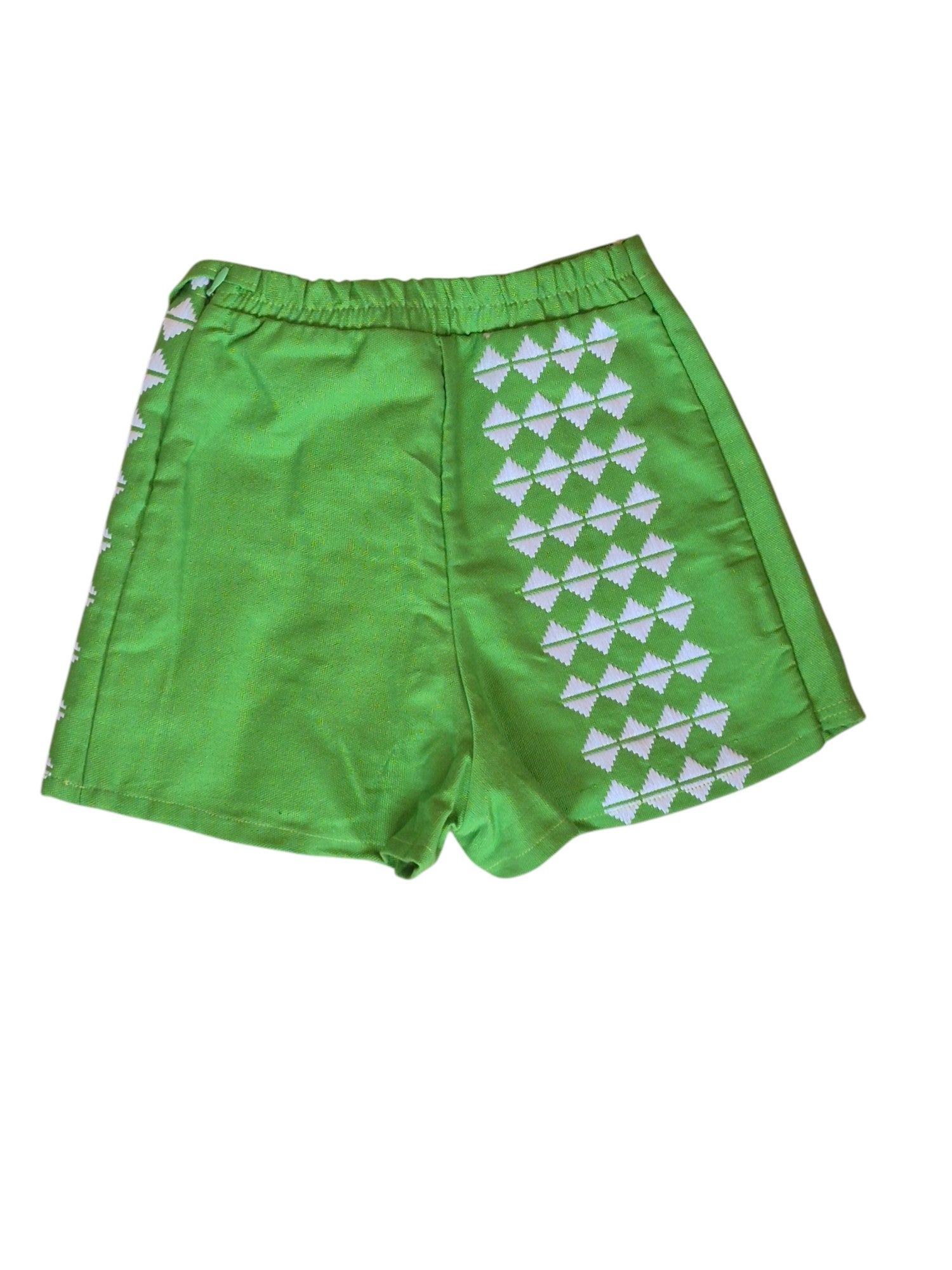 Short Mossane "Vert-blanc"