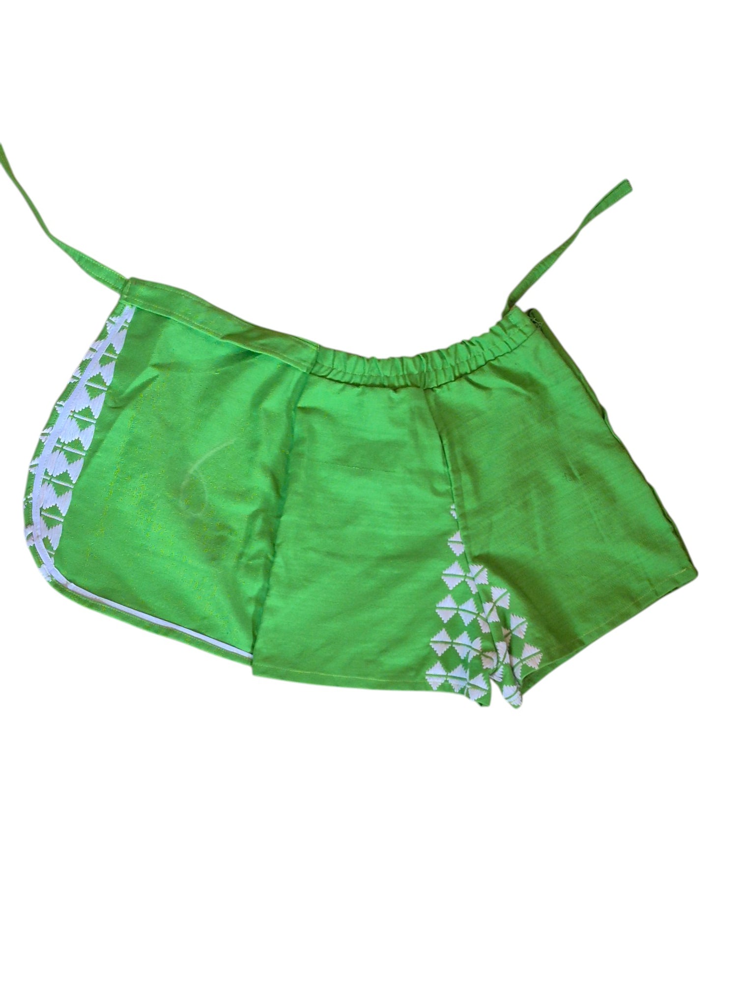 Short Mossane "Vert-blanc"