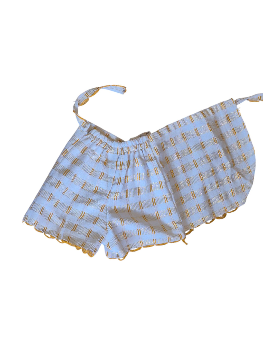 Short Mossane "Blanc-doré"