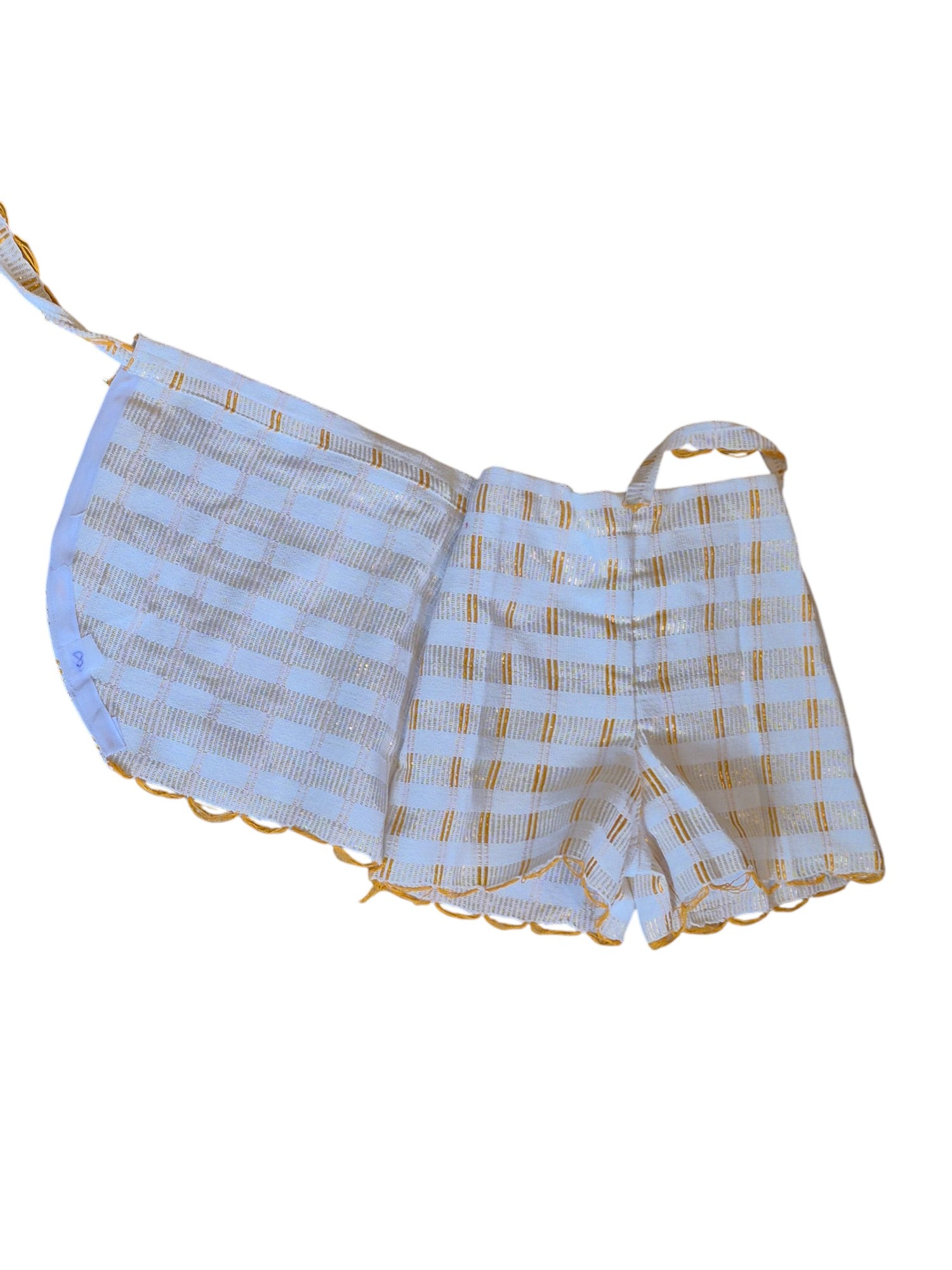 Short Mossane "Blanc-doré"
