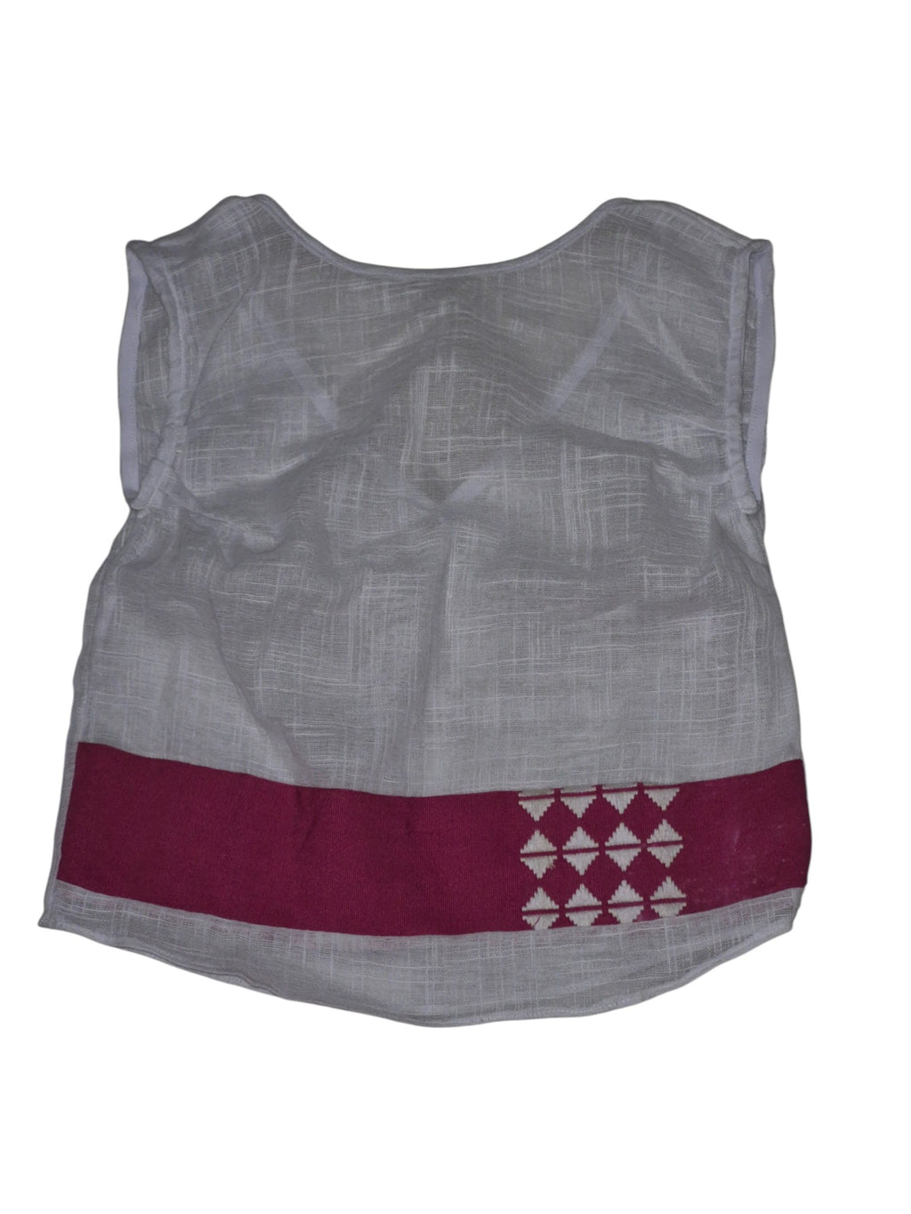 Haut bicolore "Rose-blanc"
