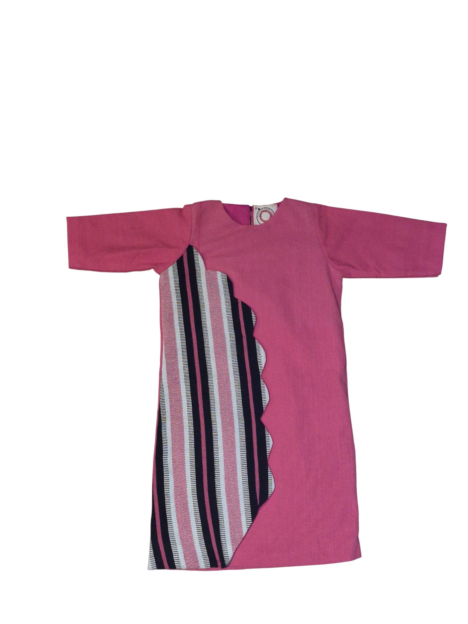 Robe en pagne tissé ROSE Cloudy