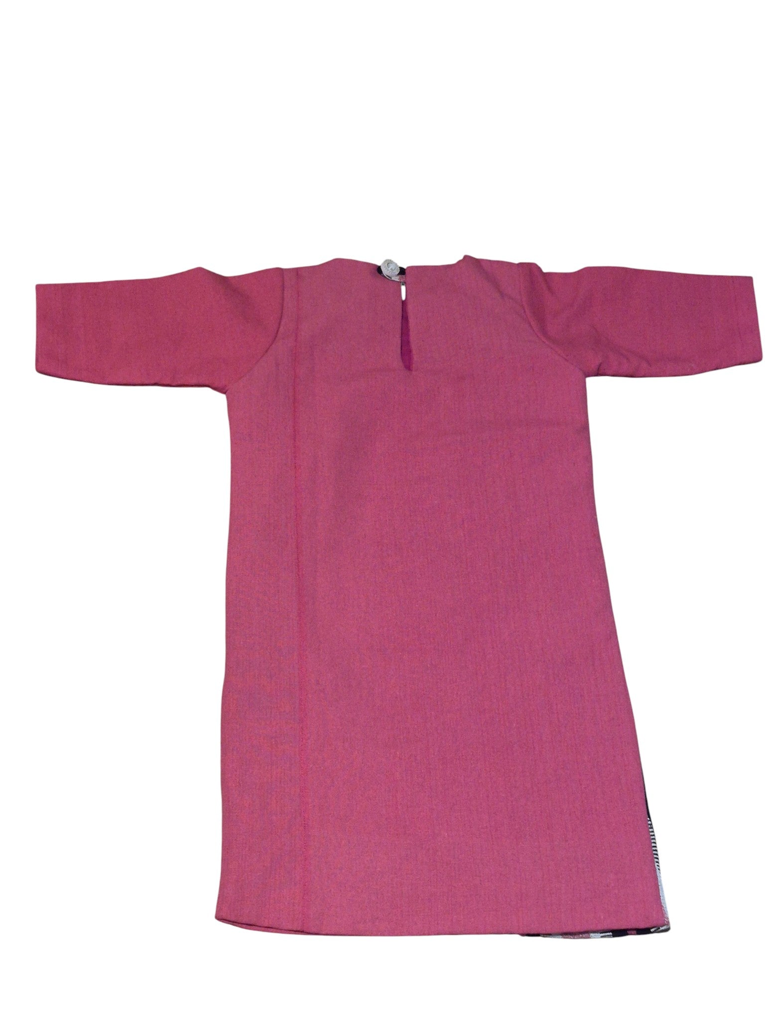 Robe en pagne tissé ROSE Cloudy