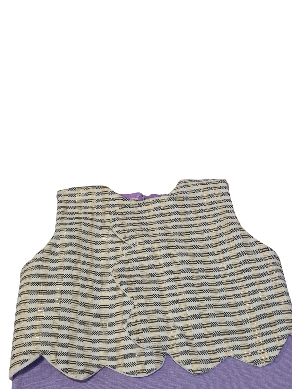 Robe 2 en 1 Boléro en Kenté africain artisanal - éthique et durable