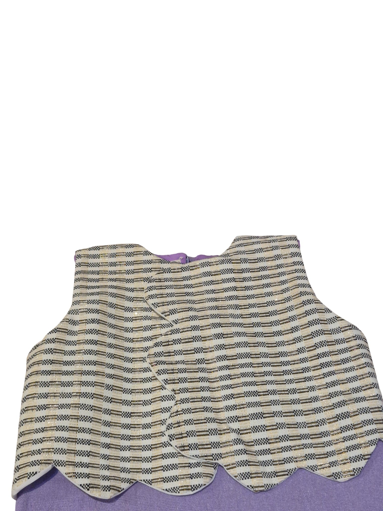 Robe 2 en 1 Boléro en Kenté africain artisanal - éthique et durable