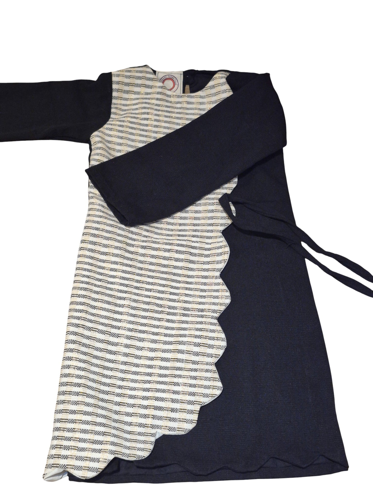 Robe enfant Cloudy en tissu africain - Fait Main et écoresponsable