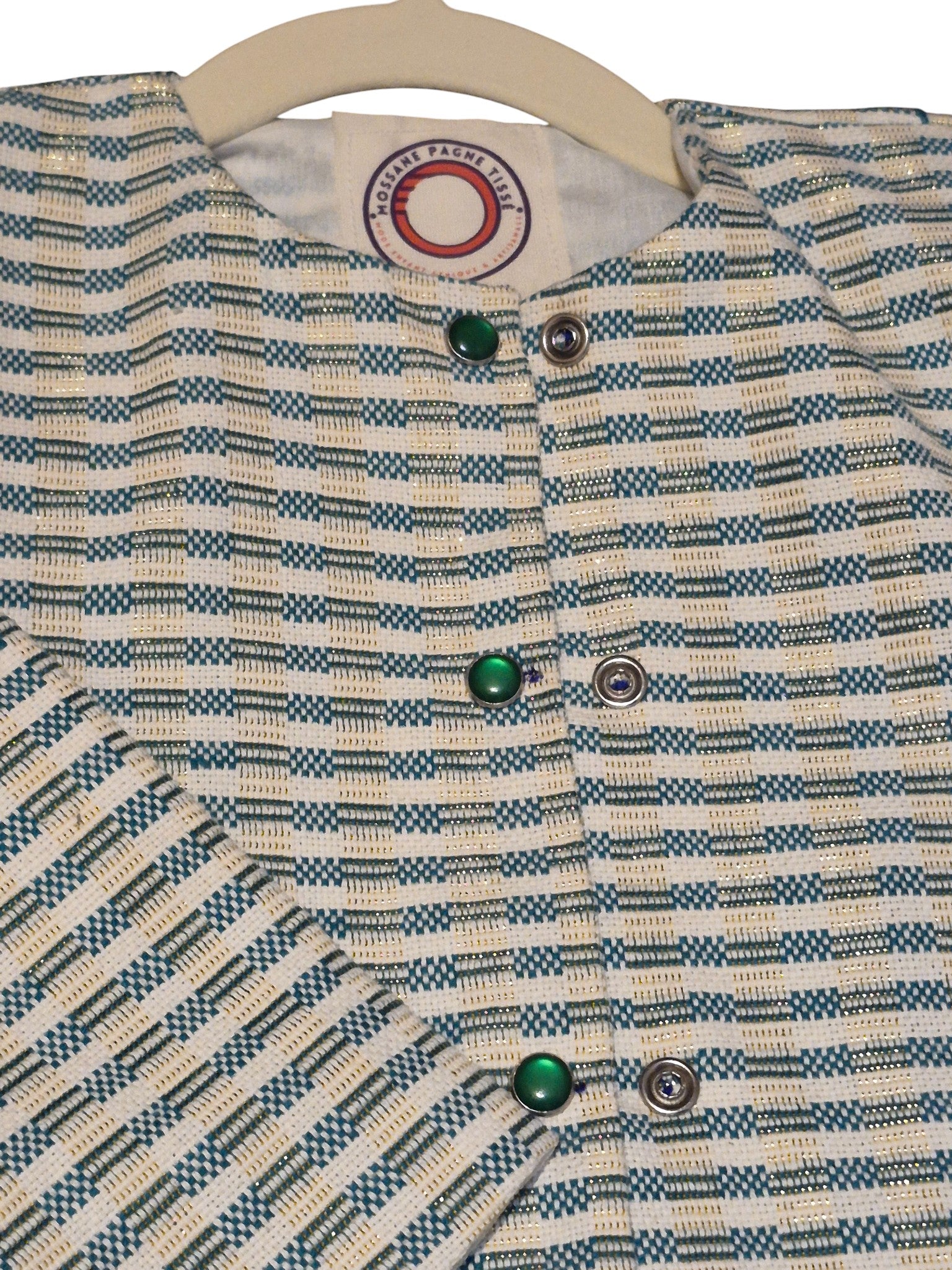 veste en pagne tissé