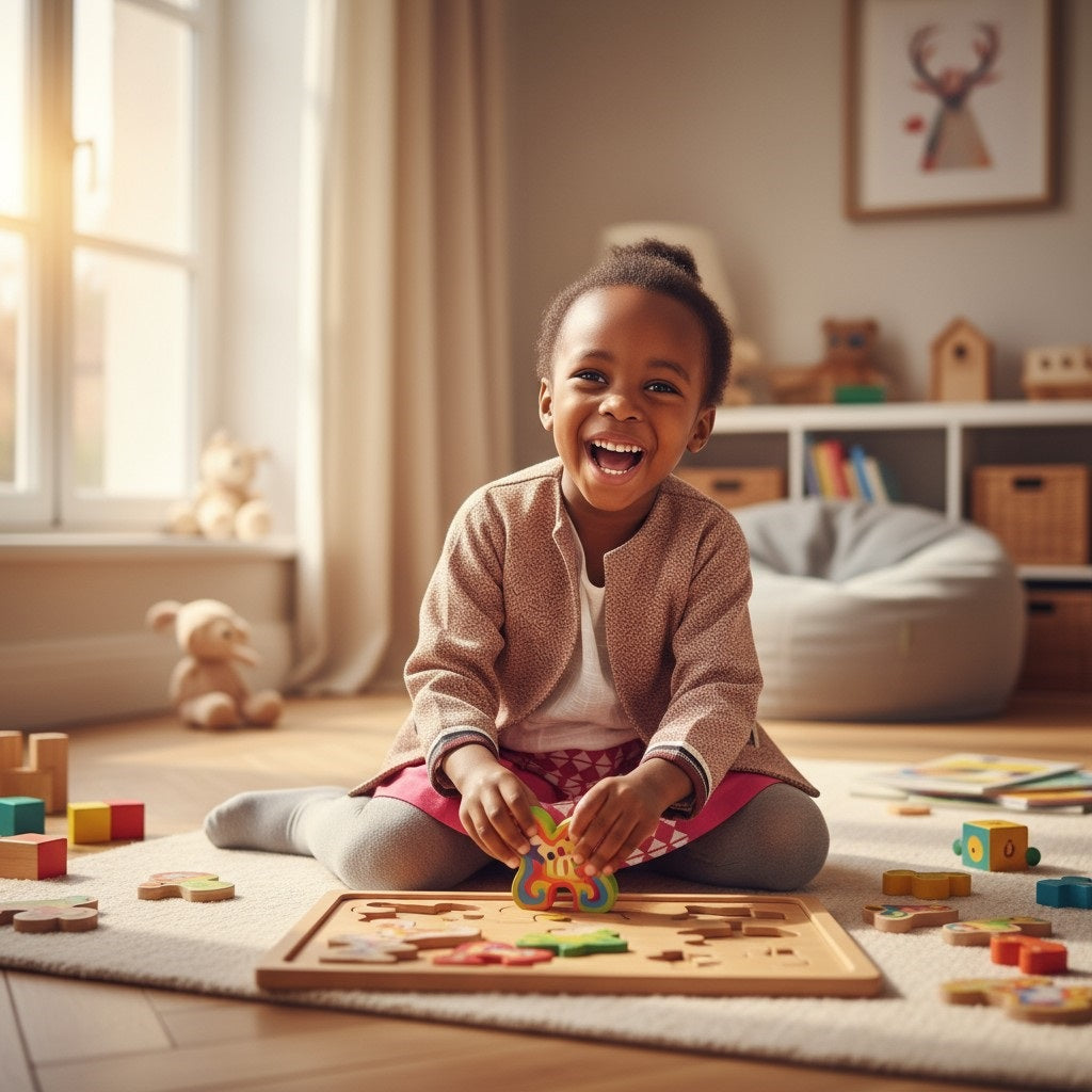 Veste marron texturée en pagne tissé