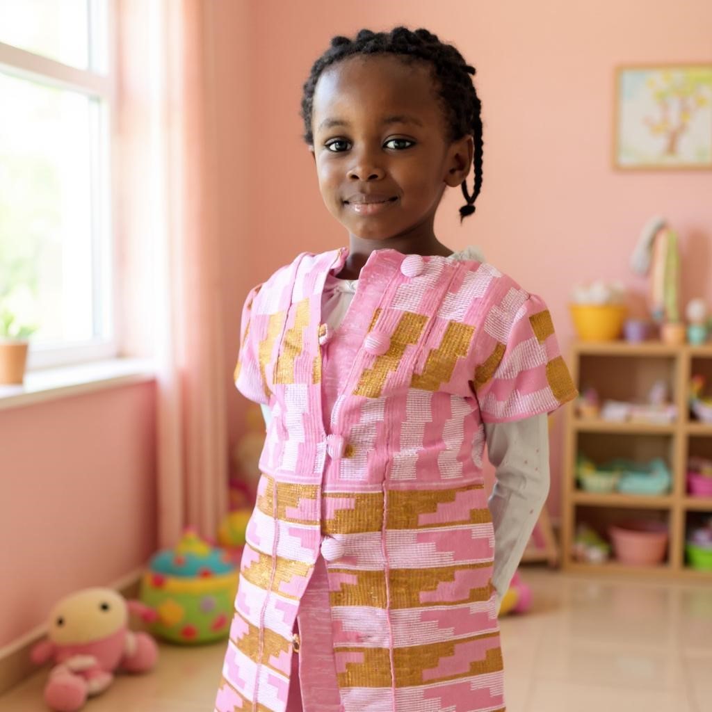Robe / Veste "Rose-or"